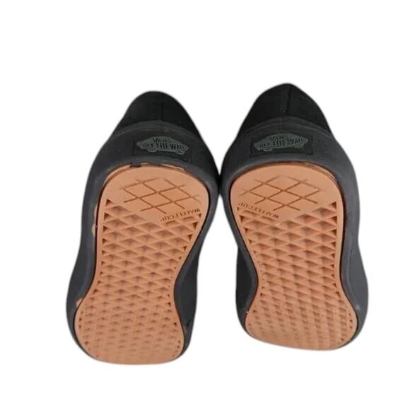 Vans Shoes Mens 6.5 Sneakers Rowley Pro Skate Black Leather Wafflecup Ultracush - Picture 10 of 16